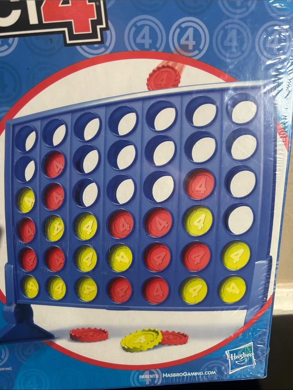 Connect 4 Classic Grid 4 in a Row Game Strategy Board Games for Kids Family NEW